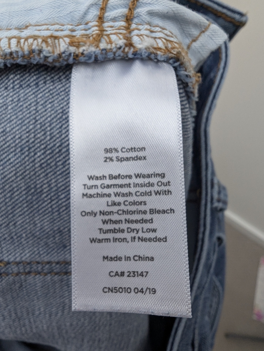 Talbot's Flawless 10 Ankle Length Classic Blue Women's Jeans - Slim Fit - Picture 7 of 7